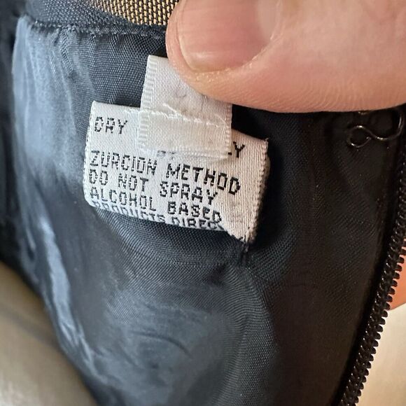 Black Tie Oleg Cassini Holiday Cocktail Dress 8 | Beaded Mesh Retro Glam LBD - Picture 8 of 8